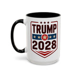Donald Trump 2028 Ceramic Coffee Mug -  Large 15 oz