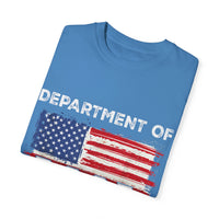 Department of Government Efficiency T-Shirt DOGE w/ America Flag