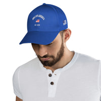 Gulf of America Embroidered Hat Baseball Cap w/ American Flag on Side