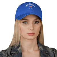 Gulf of America Embroidered Hat Baseball Cap w/ American Flag on Side