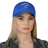 Gulf of America Embroidered Hat Baseball Cap w/ American Flag on Side