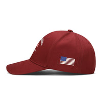 Gulf of America Embroidered Hat Baseball Cap w/ American Flag on Side