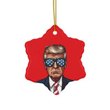 Trump Holiday Shapes Christmas Ornaments