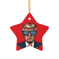 Trump Holiday Shapes Christmas Ornaments