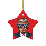 Trump Holiday Shapes Christmas Ornaments