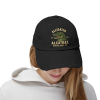 Alligator Alcatraz Everglades FL 2025 Distressed Cap - Printed Vintage Hat