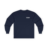 Trump 45-47 Front & Back Printed Unisex Long Sleeve T-Shirt