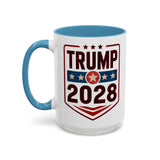 Donald Trump 2028 Ceramic Coffee Mug -  Large 15 oz