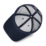 Emobrideried Grid Mesh Trucker Hat