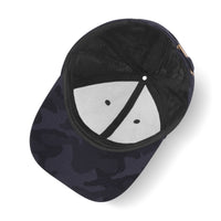 Trump Vance 2024 Embroidered Solid Color Camo Patterned Adjustable Hat