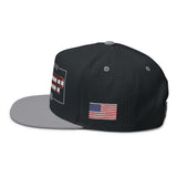Embroidered Trump 2028  Hat - Red White and Blue w/ American Flag on Side