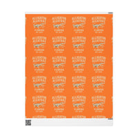 Alligator Alcatraz Everglades FL 2025 Wrapping Paper Orange Gift-Wrap
