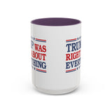 Trump Was Right About Everything Coffee Mug