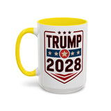 Donald Trump 2028 Ceramic Coffee Mug -  Large 15 oz