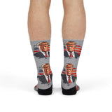 Trump American Flag Crew Socks
