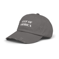 Gulf of America Distressed Cap - Printed Vintage Hat