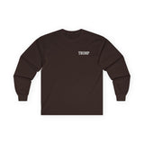 Trump 45-47 Front & Back Printed Unisex Long Sleeve T-Shirt