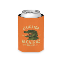 Alligator Alcatraz Can Cooler - Fun Drink Holder Insulator Koozie