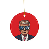 Trump Holiday Shapes Christmas Ornaments