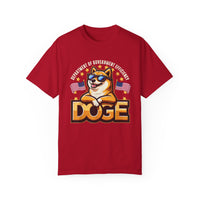 DOGE Department of Government Efficiency T-Shirt w/ Dog & American Flags