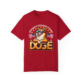 DOGE Department of Government Efficiency T-Shirt w/ Dog & American Flags