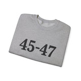 Trump 45-47 Heavy Blend Crewneck Sweatshirt/Sweater