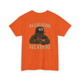 Alligator Alcatraz - Gator wearing ICE hat on a  T-Shirt