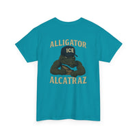 Alligator Alcatraz - Gator wearing ICE hat on a  T-Shirt