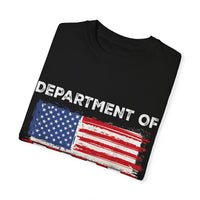 Department of Government Efficiency T-Shirt DOGE w/ America Flag