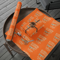 Alligator Alcatraz Everglades FL 2025 Wrapping Paper Orange Gift-Wrap