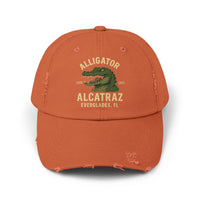 Alligator Alcatraz Everglades FL 2025 Distressed Cap - Printed Vintage Hat