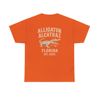 Alligator Alcatraz Logo T-Shirt – Swamp Tough Style for Rebels & Gator Fans