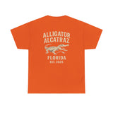 Alligator Alcatraz Logo T-Shirt – Swamp Tough Style for Rebels & Gator Fans