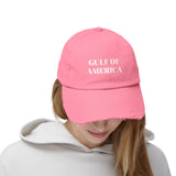 Gulf of America Distressed Cap - Printed Vintage Hat