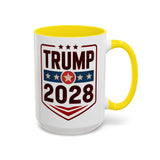 Donald Trump 2028 Ceramic Coffee Mug -  Large 15 oz