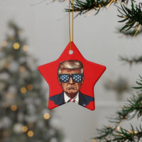 Trump Holiday Shapes Christmas Ornaments