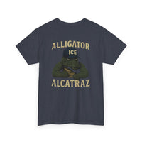 Alligator Alcatraz - Gator wearing ICE hat on a  T-Shirt