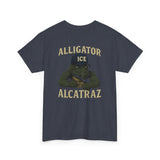 Alligator Alcatraz - Gator wearing ICE hat on a  T-Shirt