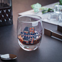 Trump 45 47 Whiskey Glass
