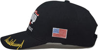 Black Trump Hat 2024 Save America Again Baseball Hat Signature on Bill