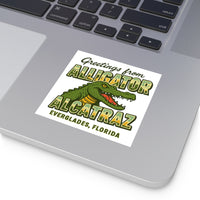 Everglades Alligator Alcatraz Vinyl Stickers 3.5"
