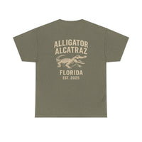 Alligator Alcatraz Logo T-Shirt – Swamp Tough Style for Rebels & Gator Fans