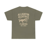 Alligator Alcatraz Logo T-Shirt – Swamp Tough Style for Rebels & Gator Fans