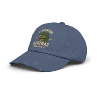 Alligator Alcatraz Everglades FL 2025 Distressed Cap - Printed Vintage Hat