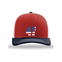 47 Hat - Trump American Flag Patterned 47 Snap-Back