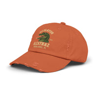 Alligator Alcatraz Everglades FL 2025 Distressed Cap - Printed Vintage Hat