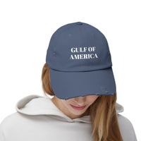 Gulf of America Distressed Cap - Printed Vintage Hat