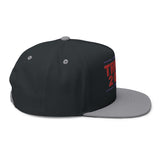 Trump 2028 Embroidered Flat Bill Hat - American Flag on Side
