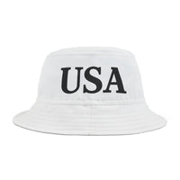 USA Trump White Bucket Hat