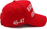 Trump 2024 45-47 Hat Make America Great Again Same Hat Donald Trump wears